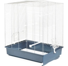 Vogelkäfig mit Kunststoffwanne und Gitter