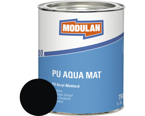 MODULAN 6200 PU Lack Aqua Matt RAL 9005 tiefschwarz 750 ml MODULAN 6200 PU Lack Aqua Matt RAL 9005 tiefschwarz 750 ml