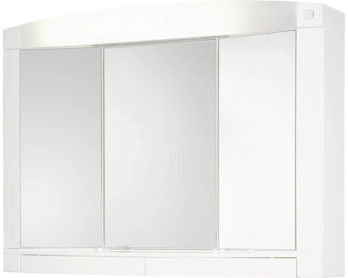 LED-Spiegelschrank Jokey Swing 3-türig 76x51x18 cm weiß LED-Spiegelschrank Jokey Swing 3-türig 76x51x18 cm weiß