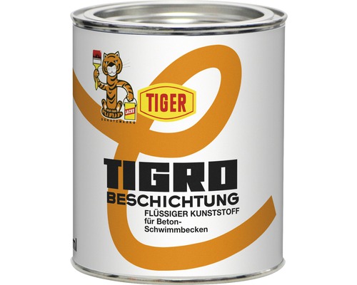 Tiger Tigro Beschichtung für Betonschwimmbecken in einer Dose