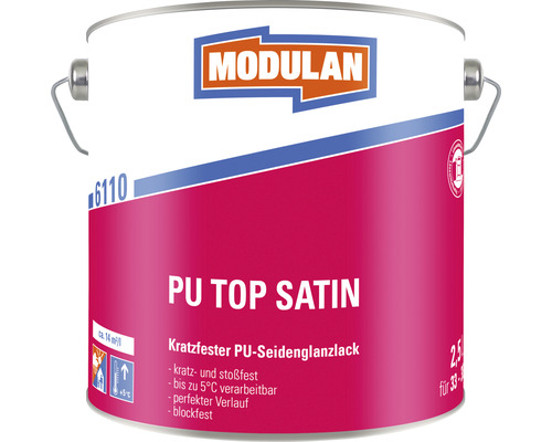 Modulan PU Top Satin Lackdose mit 2,5 Litern Inhalt