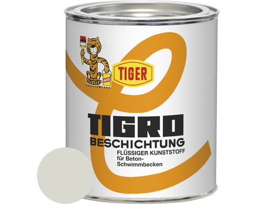 Tiger Tigro Beschichtung flüssiger Kunststoff hellgrau seidenglänzend 750 ml Tiger Tigro Beschichtung flüssiger Kunststoff hellgrau seidenglänzend 750 ml