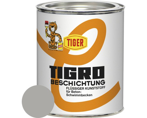 Tiger Tigro Beschichtung flüssiger Kunststoff mittelgrau seidenglänzend 750 ml Tiger Tigro Beschichtung flüssiger Kunststoff mittelgrau seidenglänzend 750 ml