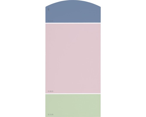 Farbmusterkarte A07 Die Farbklassiker - Frische Fünfziger 21x10 cm