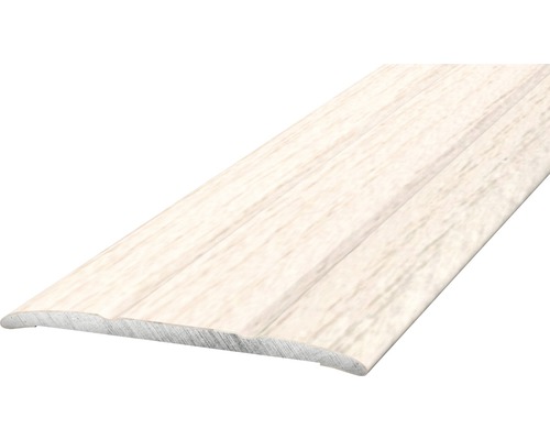 Prinz Übergangsprofil Alu Eiche hellgrau selbstklebend 38 x 1000 mm Fußleiste aus Kunststoff