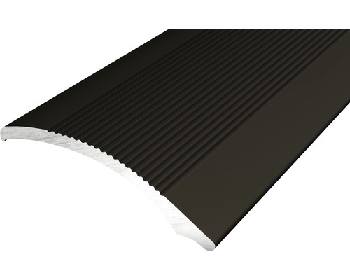 Anpassungsprofil zum Kleben Aluminium bronze 38x1000 mm Profil für Treppenkanten aus Metall mit Rillen