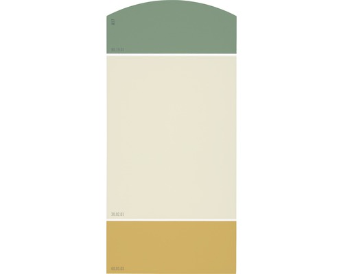 Farbmusterkarte A17 Die Farbklassiker - Goldene Zwanziger 21x10 cm