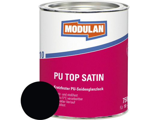 MODULAN 6110 PU Lack Top Satin RAL 9005 tiefschwarz 750 ml MODULAN 6110 PU Lack Top Satin RAL 9005 tiefschwarz 750 ml
