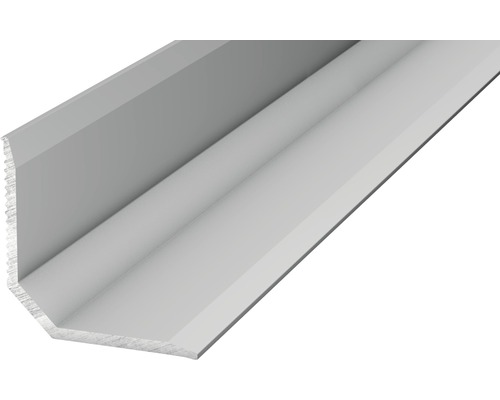Abschlussprofil zum Kleben Aluminium silber 19,5x19,5x1000 mm Winkelleiste aus Metall