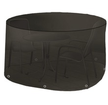 GARDEN PLACE Schutzhülle für Gartenmöbel-Set Ø 200 H 80 cm schwarz