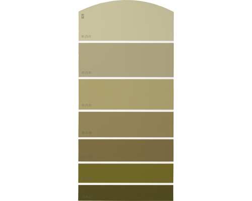 Farbmusterkarte B29 Farbwelt gelb 21x10 cm