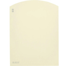 Farbmusterkarte B38 Off-White Farbwelt gelb 9,5x7 cm-thumb-0