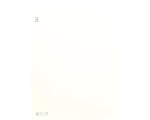 Farbmusterkarte B41 Off-White Farbwelt gelb 9,5x7 cm