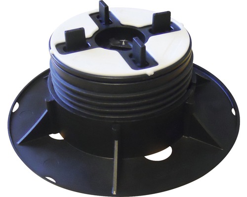 Stelzlager Eterno Ivica KIT SH2 40-70 mm 4 mm Fuge 10 Stück inkl. 5 Blockierknöpfe Verstellfuß für Terrassendielen zur Höhenverstellung