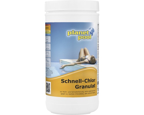Schnell-Chlor Granulat Planet Pool 1 kg Schnell-Chlor Granulat Planet Pool 1 kg