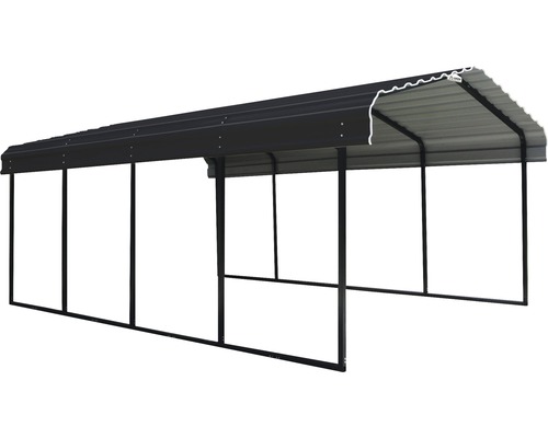 Überdachter Unterstand aus Stahl für Fahrzeuge