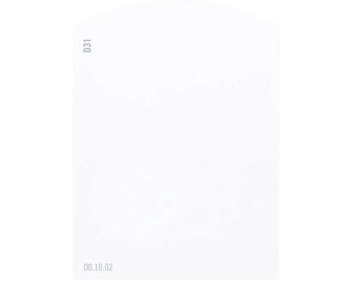 Farbmusterkarte D31 Off-White Farbwelt rot 9,5x7 cm