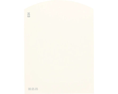 Farbmusterkarte D34 Off-White Farbwelt rot 9,5x7 cm