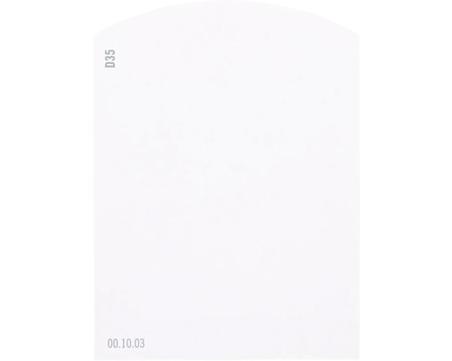 Farbmusterkarte D35 Off-White Farbwelt rot 9,5x7 cm