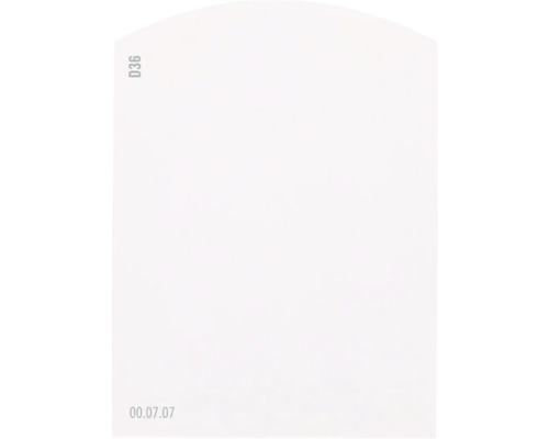 Farbmusterkarte D36 Off-White Farbwelt rot 9,5x7 cm