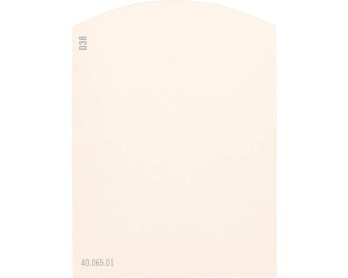 Farbmusterkarte D38 Off-White Farbwelt rot 9,5x7 cm