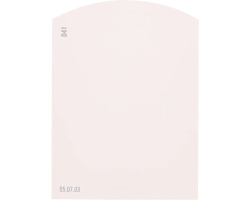 Farbmusterkarte D41 Off-White Farbwelt rot 9,5x7 cm