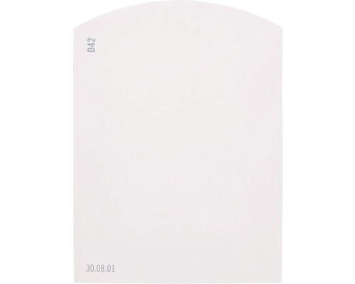 Farbmusterkarte D42 Off-White Farbwelt rot 9,5x7 cm