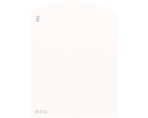 Farbmusterkarte D43 Off-White Farbwelt rot 9,5x7 cm