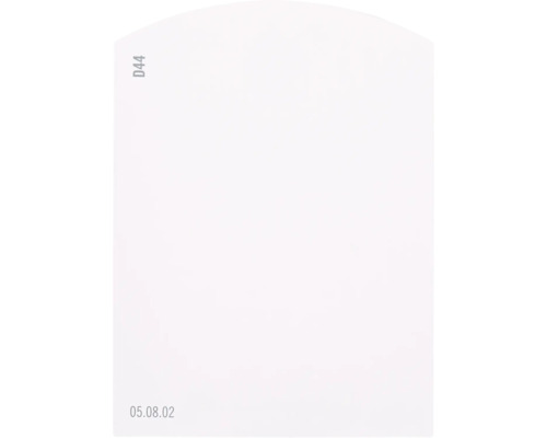 Farbmusterkarte D44 Off-White Farbwelt rot 9,5x7 cm