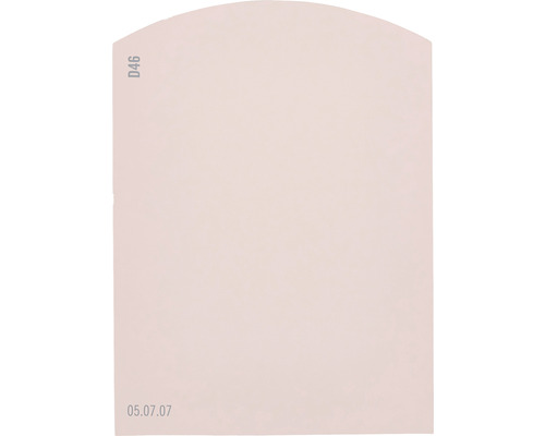 Farbmusterkarte D46 Off-White Farbwelt rot 9,5x7 cm