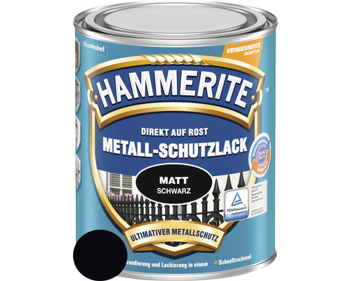 HAMMERITE Metallschutzlack matt Schwarz 250 ml HAMMERITE Metallschutzlack matt Schwarz 250 ml