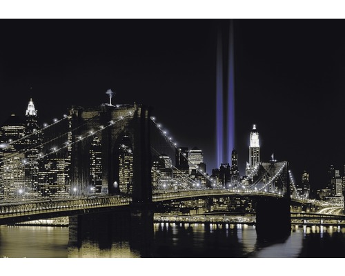 Fototapete Papier 97265 New York by night 8-tlg. 350 x 260 cm