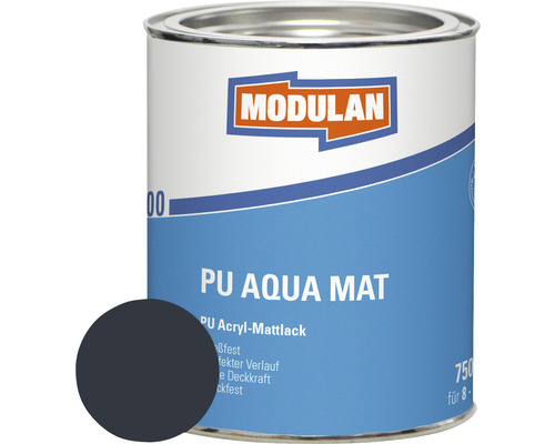 MODULAN 6200 PU Lack Aqua Matt RAL 7016 anthrazit 750 ml