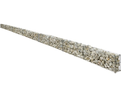 Gabione gefüllt mit Steinen