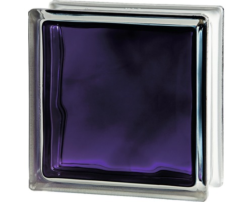 Glasbaustein brilly violett 19x19x8cm-0