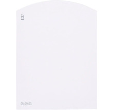Farbmusterkarte E37 Off-White Farbwelt lila 9,5x7 cm