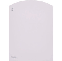 Farbmusterkarte E38 Off-White Farbwelt lila 9,5x7 cm