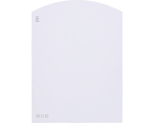 Farbmusterkarte E41 Off-White Farbwelt lila 9,5x7 cm