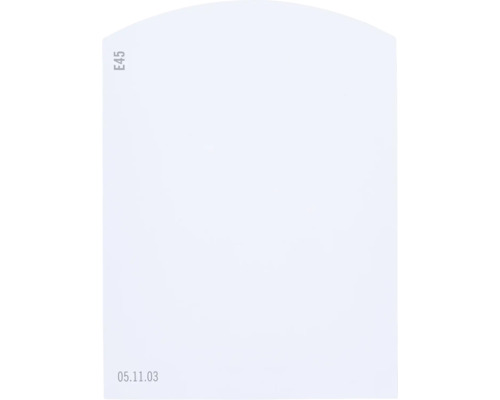 Farbmusterkarte E45 Off-White Farbwelt lila 9,5x7 cm