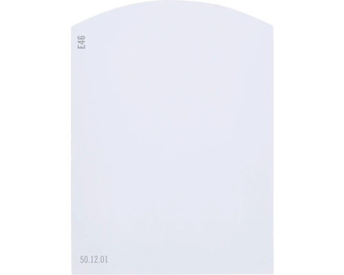 Farbmusterkarte E46 Off-White Farbwelt lila 9,5x7 cm