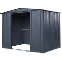 Gerätehaus SPACEMAKER Metall 194x188x185 cm grau