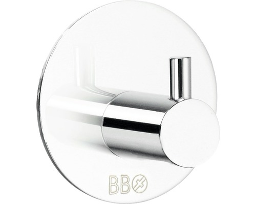 Handtuchhaken Beslagsboden Design Ø 48 mm edelstahl chrom