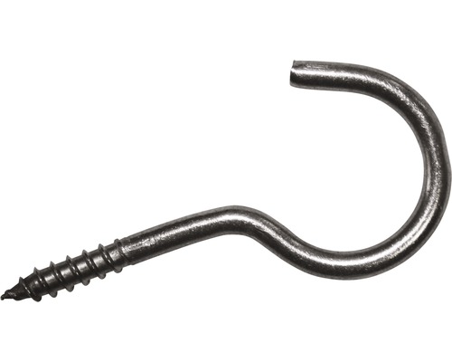 Schraubhaken gebogen 2,9x40 mm Edelstahl A2 20 Stück Ösenschraube aus Metall