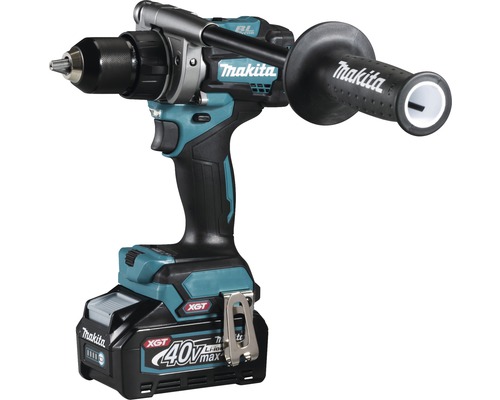 Akku-Bohrschrauber Makita XGT® DF001GM201 40V, inkl. 2 Akkus Makita Akku-Bohrschrauber mit Zusatzhandgriff