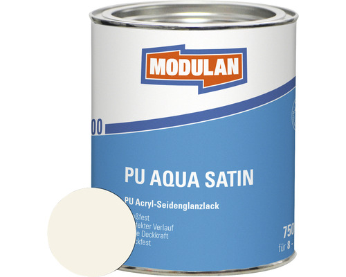 MODULAN 6200 PU Lack Aqua Satin RAL 9010 reinweiß 750 ml MODULAN 6200 PU Lack Aqua Satin RAL 9010 reinweiß 750 ml