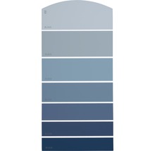Farbmusterkarte F27 Farbwelt blau 21x10 cm