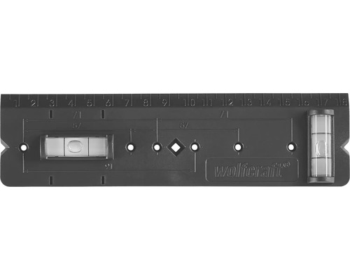 Wolfcraft Markierungswerkzeug zum Anzeichnen von Bohrlöchern, Ausrichten von Objekten und Messen von Abständen