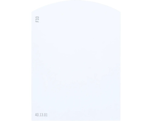 Farbmusterkarte F33 Off-White Farbwelt blau 9,5x7 cm