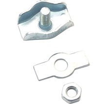 Drahtseilklemme mit Schraube, Lasche und Mutter