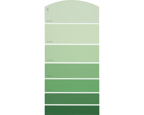 Farbmusterkarte G21 Farbwelt grün 21x10 cm